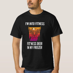 Ich bin in Fitness Fit'ness Deer in Freezer T-Shirt