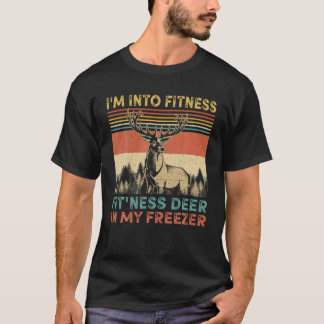 Ich bin in Fitness Fit'ness Deer in meinen Freezer T-Shirt