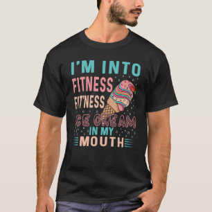 Ich bin in Fitness Fitness Eis in meinem Mund Ex T-Shirt
