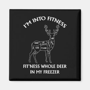 Ich bin in Fitness Fitness Hirsch in meinem Freeze Magnet