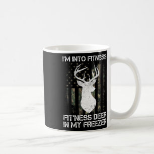 Ich bin in Fitness Fitness Hirsch in meinem Gefrie Kaffeetasse