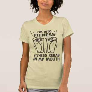 Ich bin in Fitness, Fit'ness Kebab in meinem Mund T-Shirt