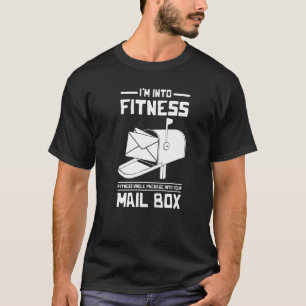 Ich bin in Fitness Fitness Paket Postdienst T-Shirt