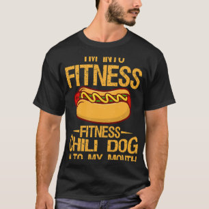 Ich bin in Fitness Gym Workouts Vintag Chili Hund  T-Shirt