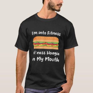 Ich bin in Fitness Hoagie in Mund T-Shirt
