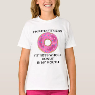 Ich bin in Fitness-Krapfen T-Shirt