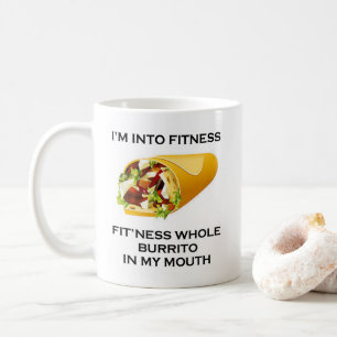 Ich bin in FitnessBurrito Kaffeetasse