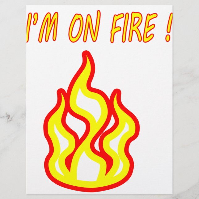Ich bin in Flammen! (Vorderseite)