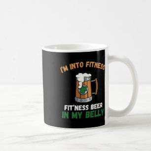 Ich bin in Form, dieses Bier in meinen Bauch zu be Kaffeetasse