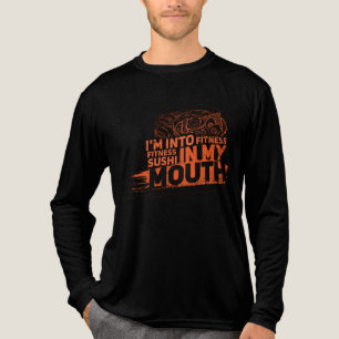 Ich bin in Form Lustiger Fitness-Ratte-Gag Tri-Blend Shirt