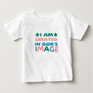 Ich bin in Gottes Bild erschaffen Baby T-shirt