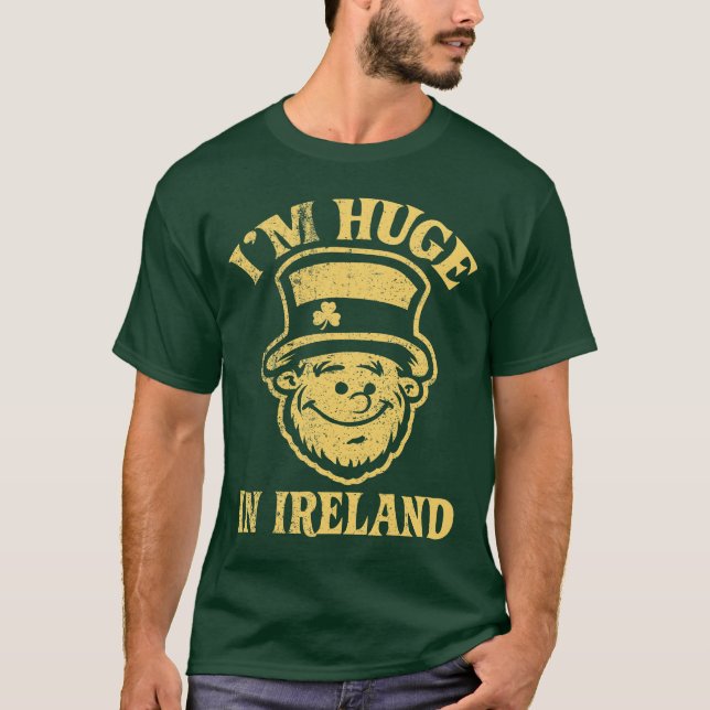 Ich bin in Irland-Shirt enorm T-Shirt (Vorderseite)
