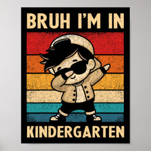 Ich bin in Kindergartenkindern zurück zu Poster