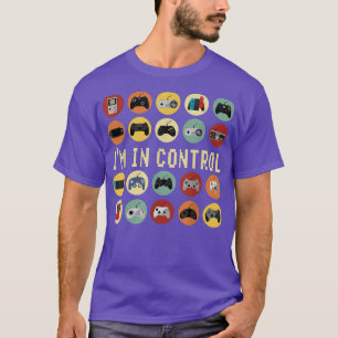 Ich bin in Kontrolle Videospiele Vintage Retro Gam T-Shirt