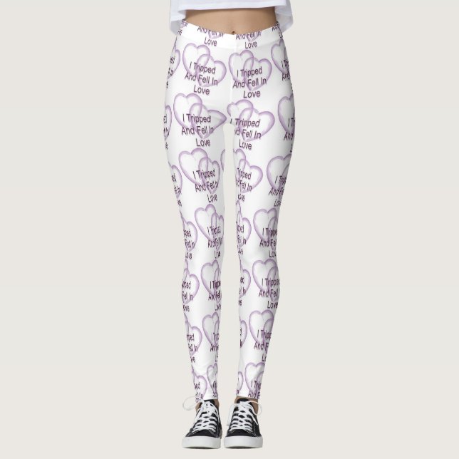 Ich bin in Liebe gereist und bin gefallen Leggings (Vorderseite)