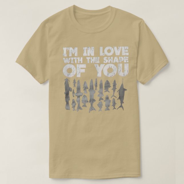 Ich bin in Liebe mit der Form von dir T-Shirt (Design vorne)