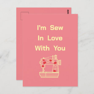 Ich bin in Liebe mit dir. Postkarte