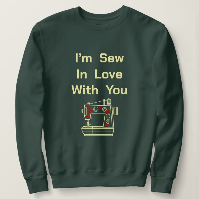 Ich bin in Liebe mit dir. Sweatshirt (Design vorne)