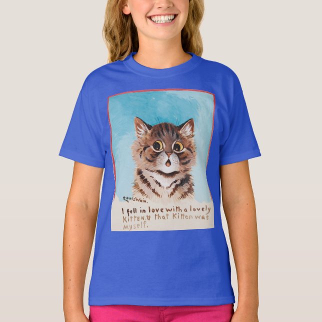Ich bin in Liebe mit einem netten Kitten (ich selb T-Shirt (Vorderseite)