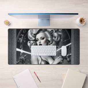 Ich bin in Maschinenbau von Xzendor7 tätig Schreibtischunterlage