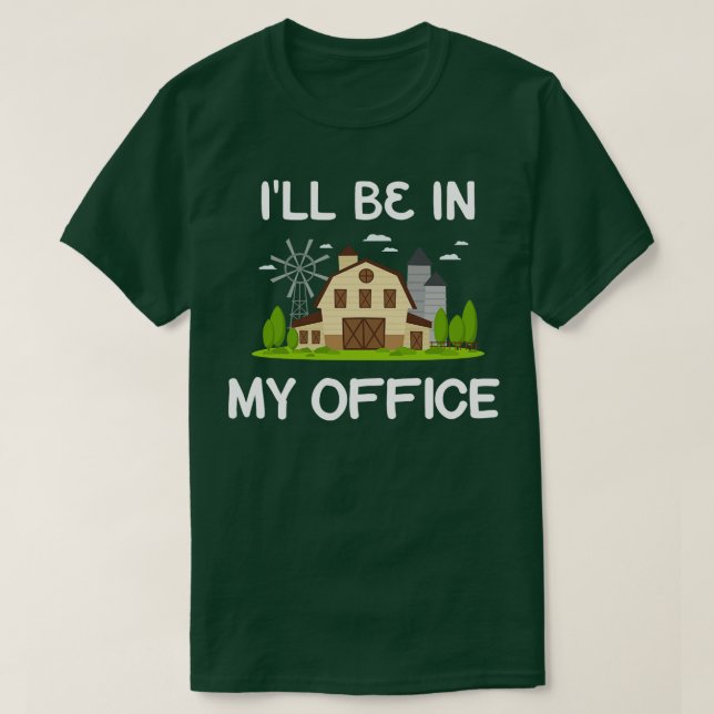 Ich bin in meinem Büro T-Shirt (Design vorne)