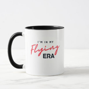 Ich bin in meiner Flugzeit, im Fliegen, Reisen, Ab Tasse