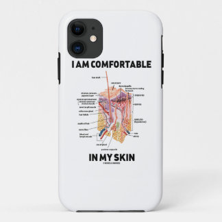 Ich bin in meiner Haut bequem (Hautschichten) Case-Mate iPhone Hülle