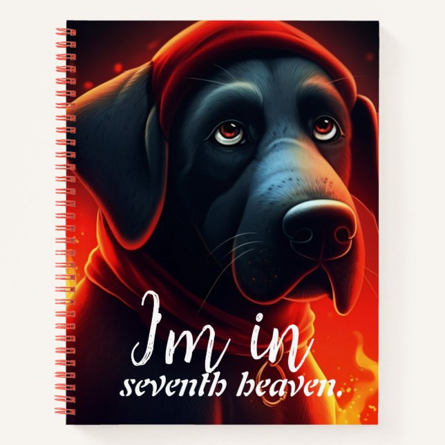 Ich bin in seventh heaven. notizbuch (Vorderseite)