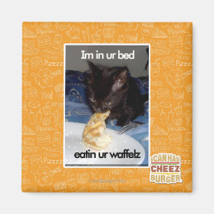 Ich bin in unserem Bett Magnet