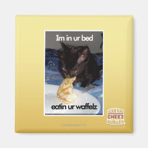 Ich bin in unserem Bett Magnet