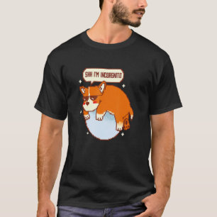 Ich bin Incorgnito Corgi Dog Incognito Pet Pun T-Shirt