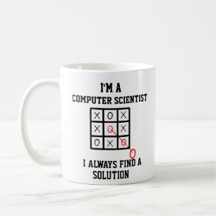 Ich bin Informatiker und finde immer eine Lösung Kaffeetasse