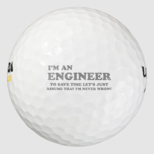 Ich bin Ingenieur Golfball