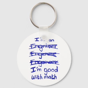 Ich bin Ingenieur, ich bin gut mit Mathe-Schlüssel Schlüsselanhänger