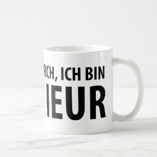 Ich bin Ingenieur Ikone Tasse