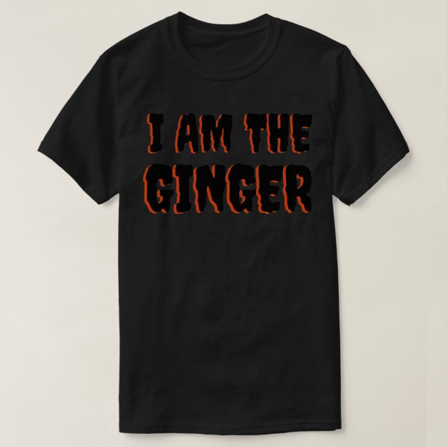 Ich bin Ingwer T-Shirt (Design vorne)