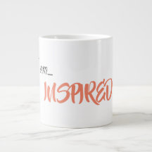 "Ich bin.. INSPIRIERT" Phrase-Kaffee-Tasse