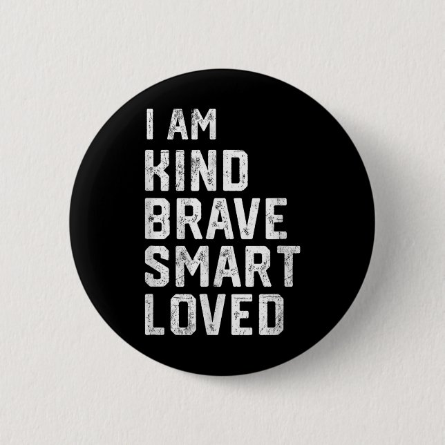 Ich bin intelligenter, mutiger und starker Freund  Button (Vorderseite)
