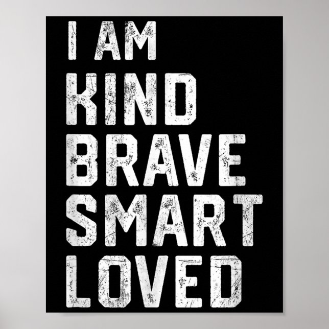 Ich bin intelligenter, mutiger und starker Freund  Poster (Vorne)