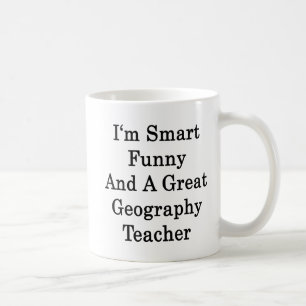 Ich bin intelligentes lustiges und ein großer kaffeetasse