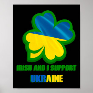 Ich bin Ire und unterstütze die Ukraine Poster