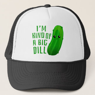 Ich bin irgendwie ein Big Dill Deal Pickle Trucker Truckerkappe
