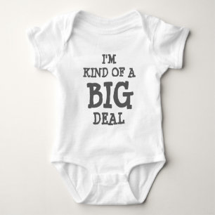 Ich bin irgendwie ein GROßES Ding Baby-Romer für K Baby Strampler
