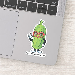 Ich bin irgendwie eine große Krankheit   Gurken mi Aufkleber