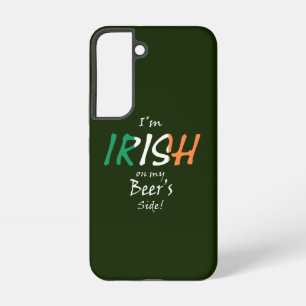 Ich bin irisch auf meiner Bierseite mit irischer F Samsung Galaxy Hülle