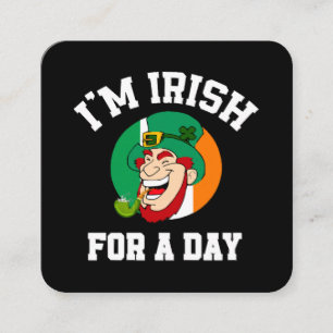 Ich bin Irisch für einen Tag St. Patricks Day-Klee