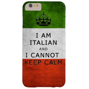Ich bin Italiener und ich kann keine ruhige Telefo Barely There iPhone 6 Plus Hülle