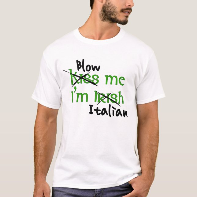 Ich bin italienisch T-Shirt (Vorderseite)