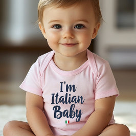 "Ich bin italienischer Baby" Lustiger italienische Baby Strampler