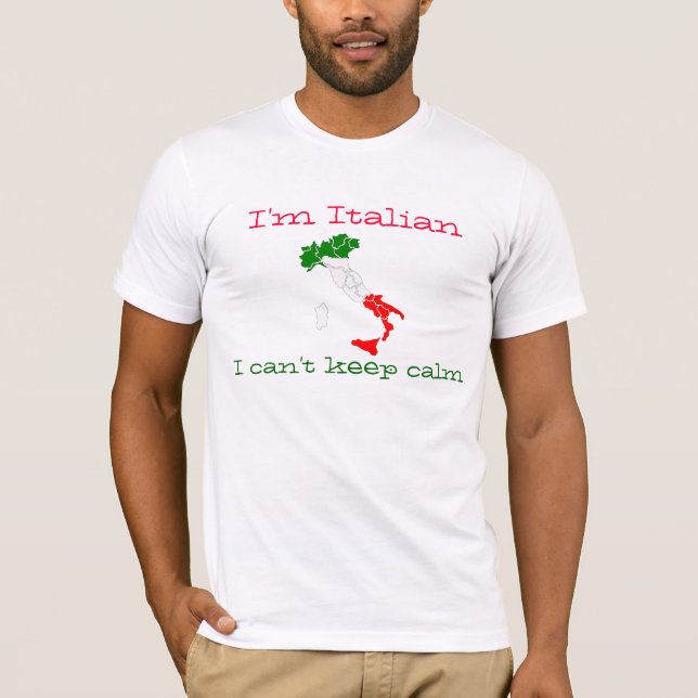 Ich bin italienischer T - Shirt (Vorderseite)